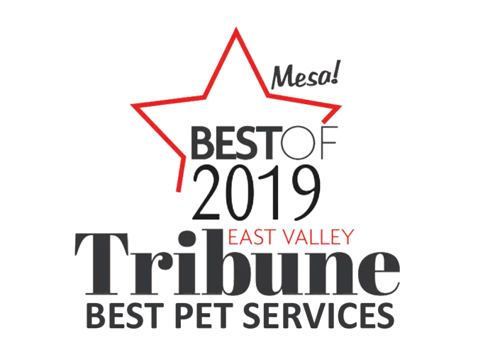 Mesa Tribune East Valley Best Pet Services 2019 Award Logo